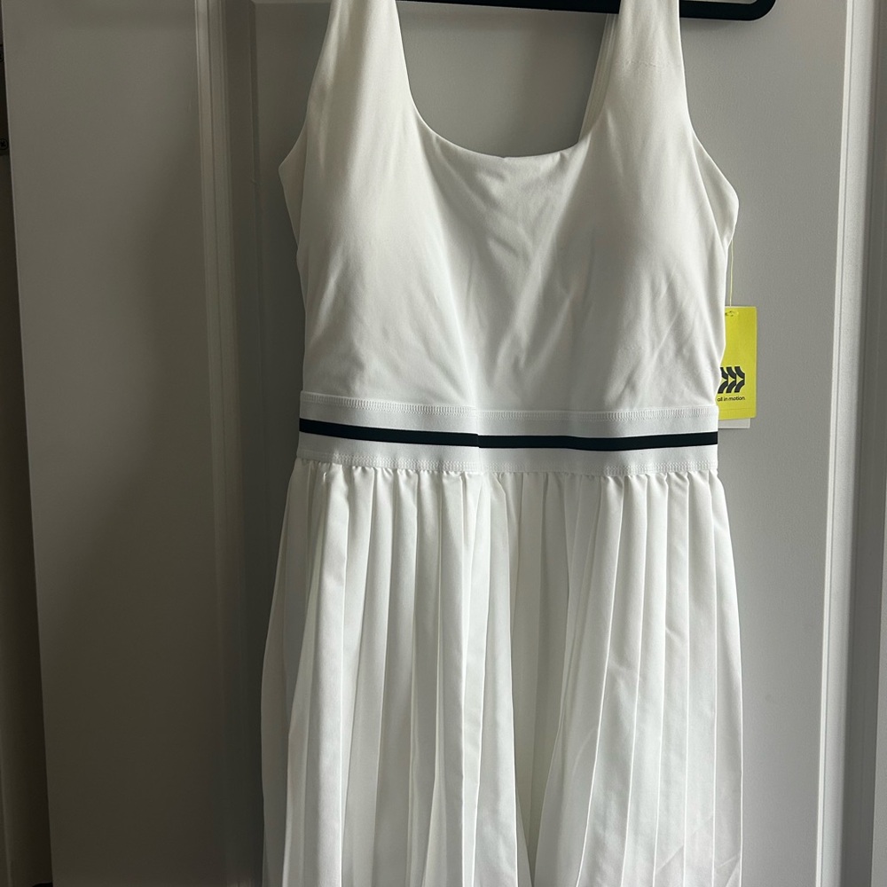 Target White Dress with Black Detail